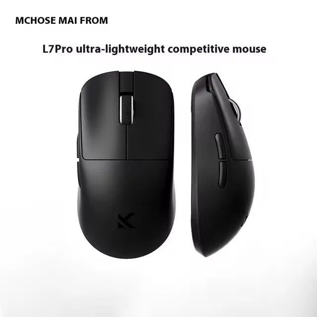 MCHOSE L7 Ultra Lightweight Mouse Wireless Tri-mode 8K Rechargable PAW3395 Portable Custom PC Esports Laptop Gaming Mice